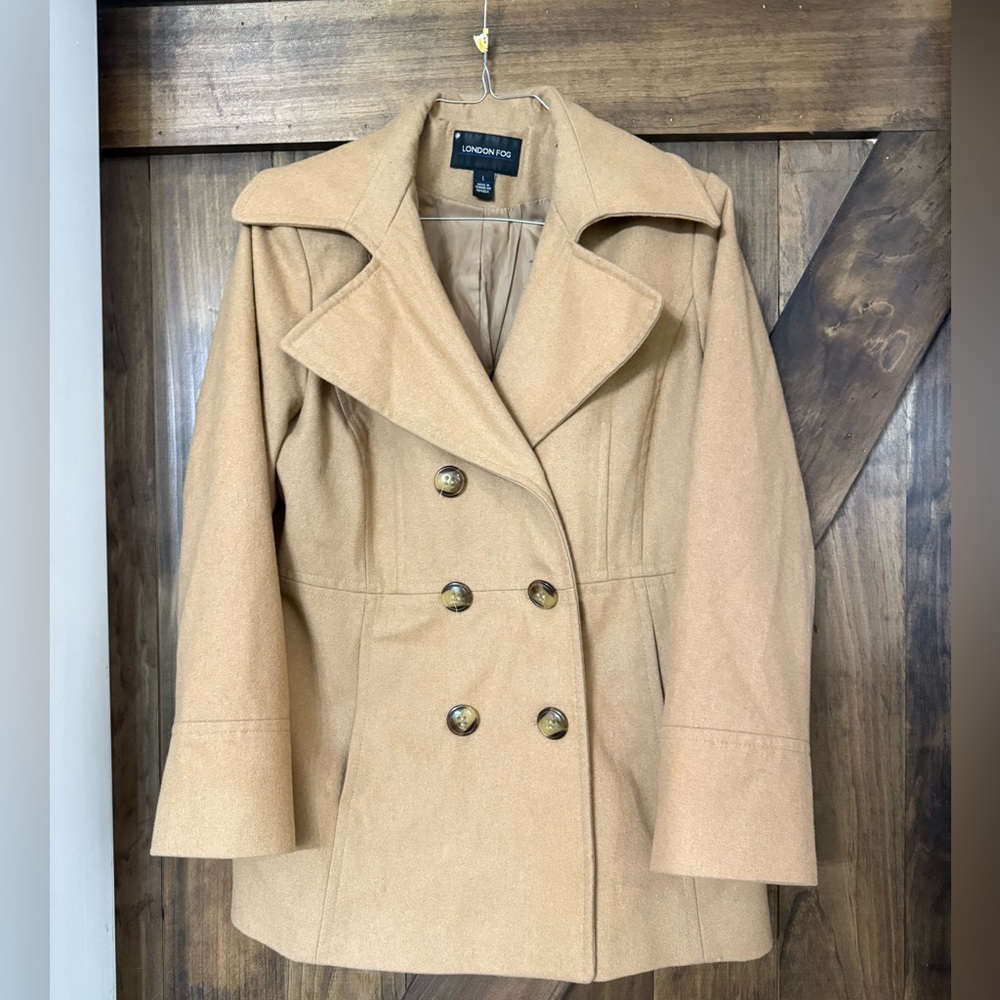 SOLD London Fog pea coat large